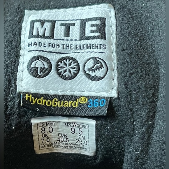 Vans Sk8 Hi Mte 2 Black/Black 3M Primaloft Hydroguard Boots Men’s 8 & 9 NEW - Picture 11 of 12